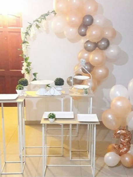 Alquiler De Mesas Y Estructuras Para Candy Bar,cumple,bautis 0