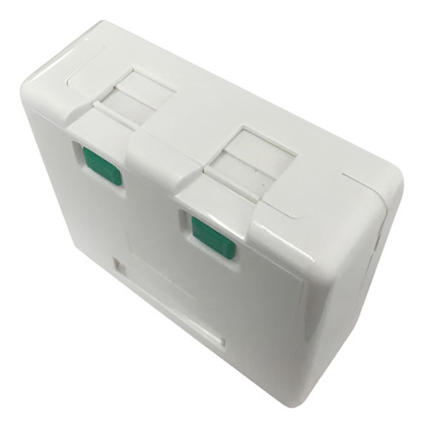 Roseta Exterior Anbyte Rj Doble Sin Jack Rj45 0