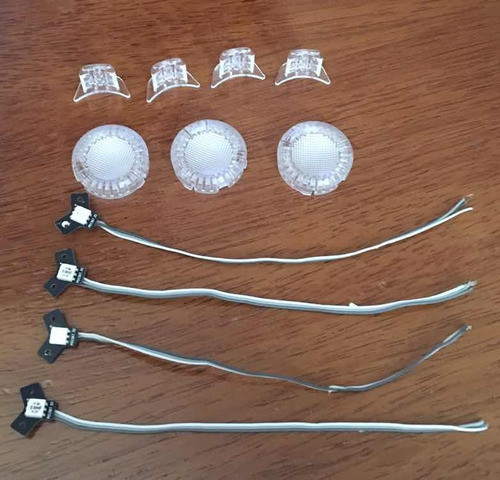 4 Placas Led Phantom 4 / 3 Tampa Led Phantom 4 0