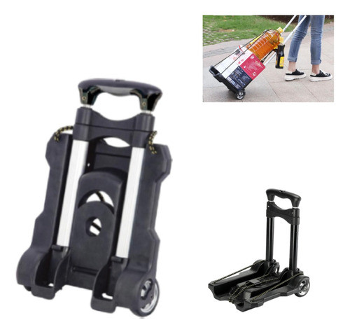 Carrinho De Mão Multiuso Dobrável Compacto Transporte 40kg 0