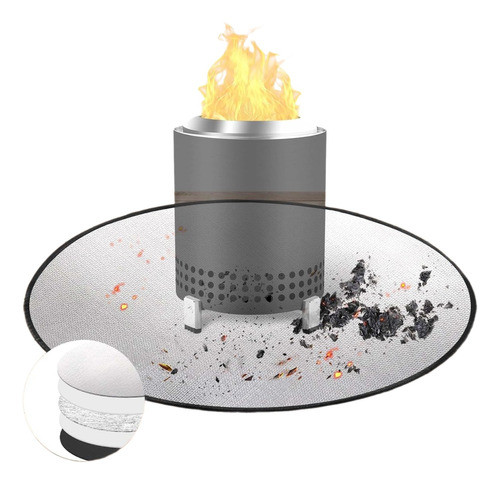 Alfombra Ignifuga, Tapete Para Parrilla, Hogar De 47cm 0