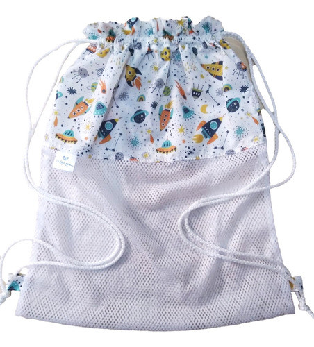 Bolsa - Mochila Para Juguetes De Playa. Mod: Espacio. 0