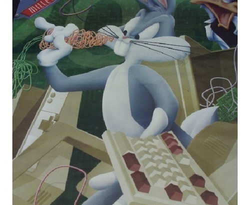 Poster Bugs Bunny Y Pato Lucas 0