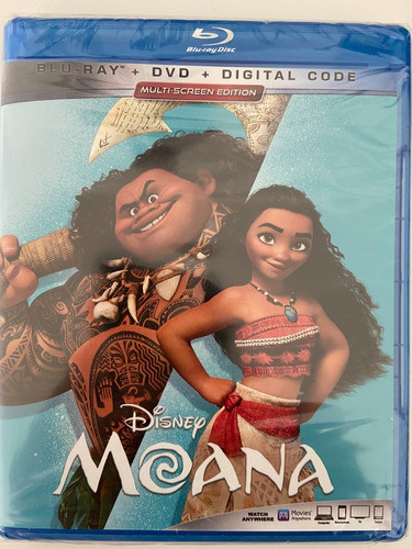 Blu-ray + Dvd Moana 0