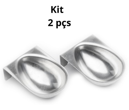 Kit Bolovo 2 Peças- Forma Ovo Páscoa Alumínio - Pequena/ 50g 0