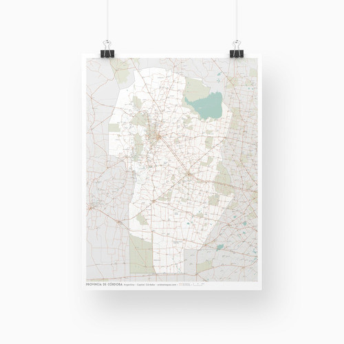 Mapa Provincia De Córdoba 0