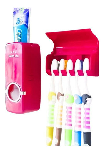 Dispensador De Pasta Dental Rojo Tcs 0