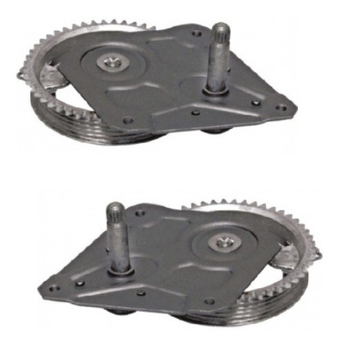 Par Máquina Vidro Mecânica 2p Gm Caminhões D20 D40 Pick Ups 0