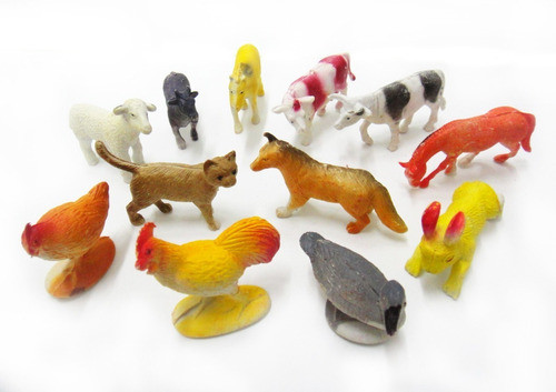 Animales De Granja Chicos X12 0