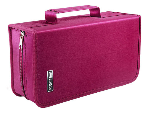 Siveit Funda Para Dvd, Funda Para Cd/dvd De 128 Capacidades, 0