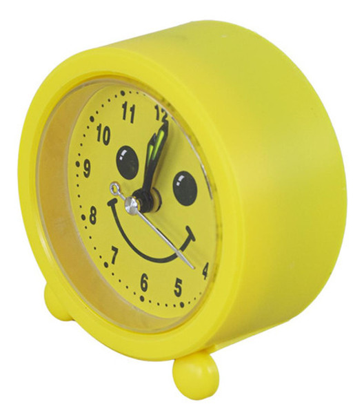 Relógio Despertador De Mesa Analógico Quartzo Redondo Oferta 0