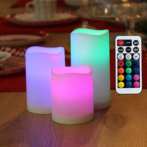 Velas Sin Llama Wralwayslx Con Temporizador, Velas Led Que C 0