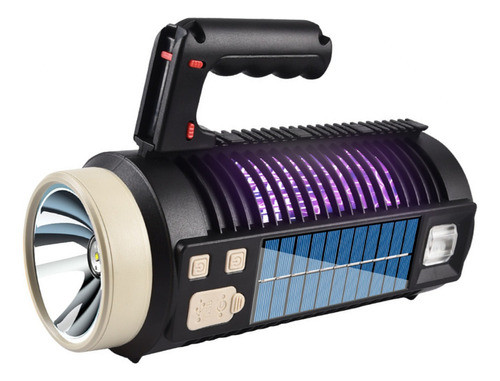 Linterna Mata Mosquitos Multifuncion Solar Recargable 0