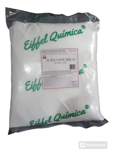 Acido Estearico Vegetal 500gr Materia Prima Eiffel Quimica 0