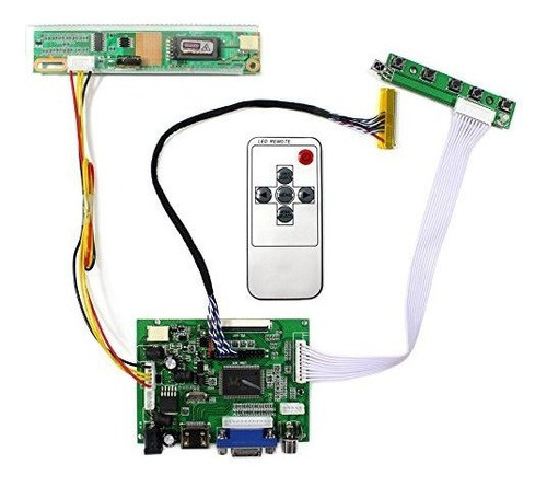 Placa De Controlador De Entrada Hdmi Vga 2av Lcd Para B141ew 0