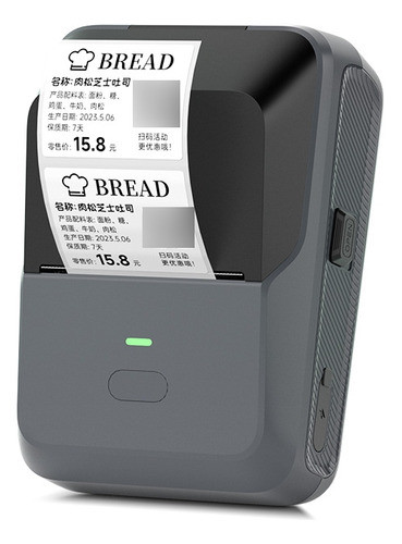 Mini Impressora Térmica Etiqueta Portátil Sem Fio Bt Escolar 0