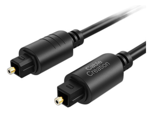 Cablecreation Cable Toslink De Fibra Óptica Digital De 24 Pi 0