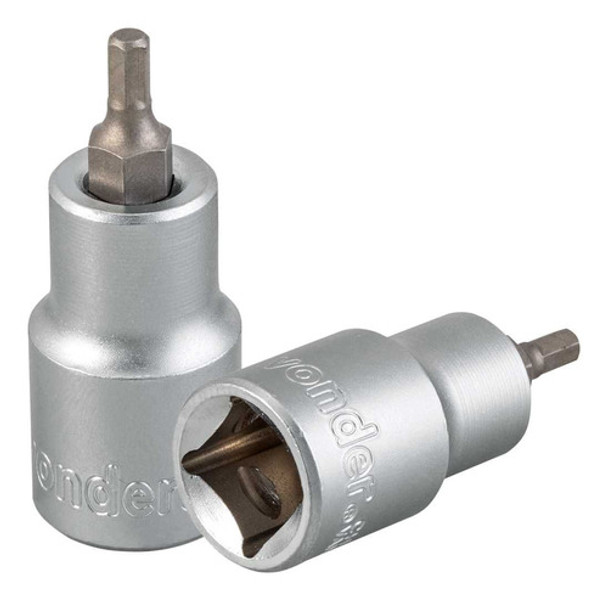 Soquete Hexagonal 4mm Encaixe De 1/2  Vonder 0