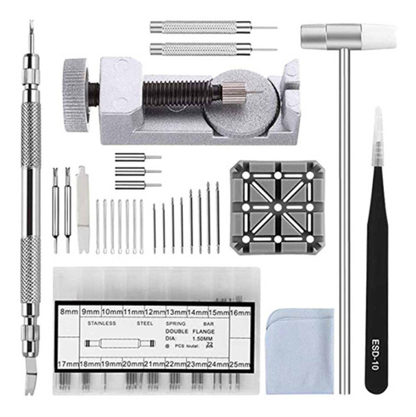 Kit De Ferramentas De Removedor De Link De Reló De Aço 0