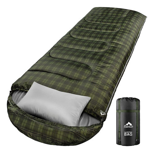 Mereza Saco De Dormir Para Adultos Niños Con Almohada, Saco 0