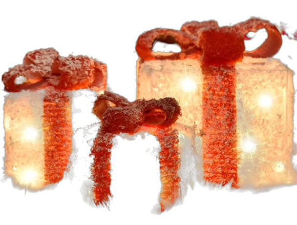 Cajas Decoracion Navideña Nevadas 3 Tamaños Iluminadas 0 Cajas Decoracion Navideña Nevadas 3 Tamaños Iluminadas 0
