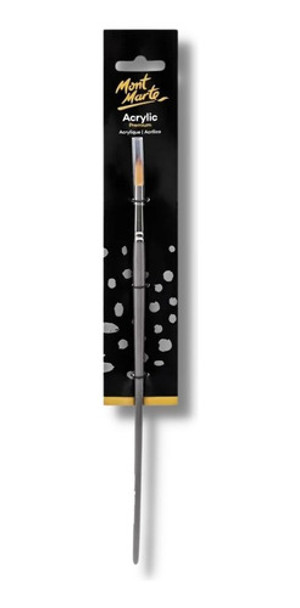 Pincel Profesional Para Acrilico Mont Marte Redondo Nro.10 0