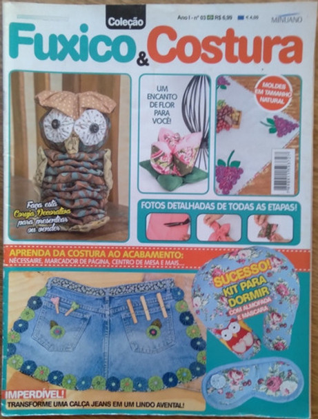 Revista Fuxico E Costura Com Moldes 3 / Coruja Calça Jeans. 0