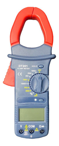 Pinza Amperométrica Digital Tester Dt201 Completa C/estuche 0