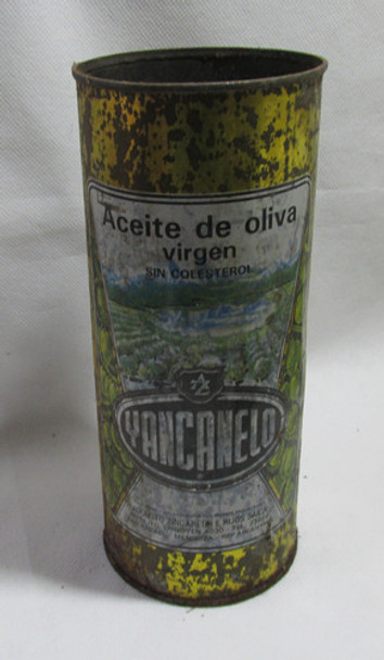 Vieja Lata Aceite De Oliva Chapa Yancanelo, Años 90, Mendoza 0 Vieja Lata Aceite De Oliva Chapa Yancanelo, Años 90, Mendoza 0