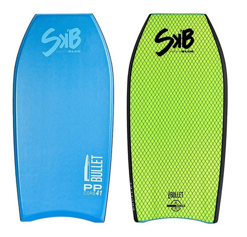 Tabla Bodyboard Profesional Shockn Blue Pp C/alma En Fibra 0