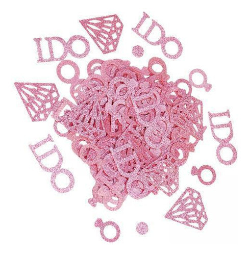 4 Confete, Anel De Diamante I Do Letter Shower Party 0
