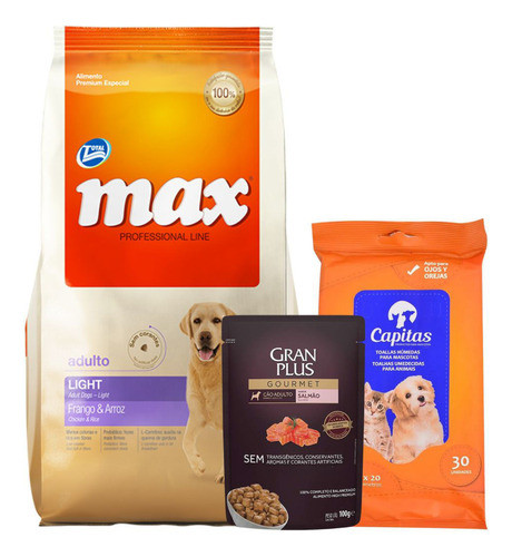 Alimento Max Ligth 15kg + Regalo 0