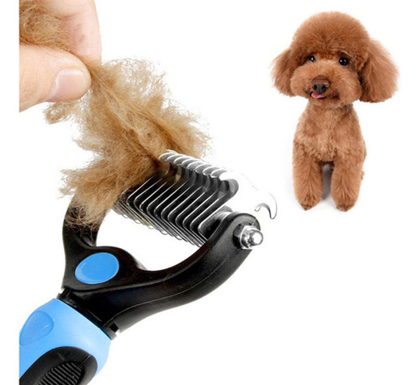 Cepillo Deshedding Profesional Para Perros Y Gatos Anti Pelo 0