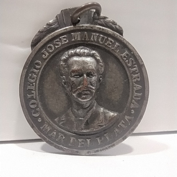 Antigua Medalla Al Mérito Colegio Estrada Mar Del Plata #3 0