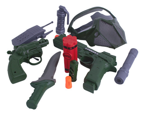 Set Militar Con Accesorios 0