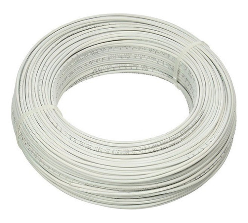 Cable De Cobre Flexible 6,00 Mm² Blanco-rollo 100m 0