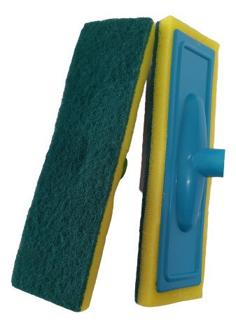 Kit 5x Rodo Plástico Lava Azulejo/piso Abrasivo Refil Sem Ca 0