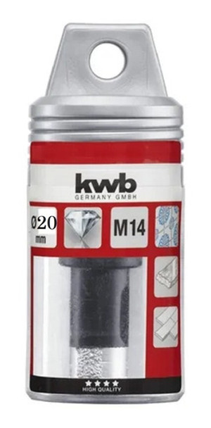 Sierra Copa Corona Diamantada 20mm M14 Einhell Kwb 49500220 0