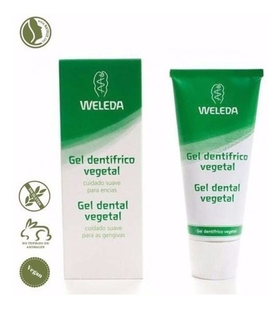 Gel Dentífrico Vegetal Weleda Celiaco Vegano Encia Sensible 0 Gel Dentífrico Vegetal Weleda Celiaco Vegano Encia Sensible 0