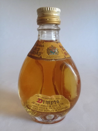 Botellita De Whisky Old Blended Miniatura Antigua De 5oml.// 0