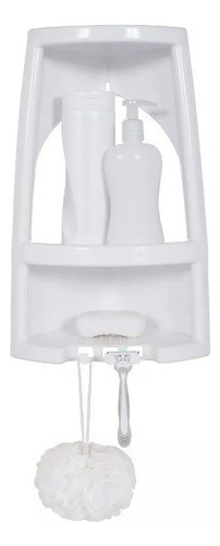 Organizador Esquinero Plástico De Ducha Baño Bacoplast 0