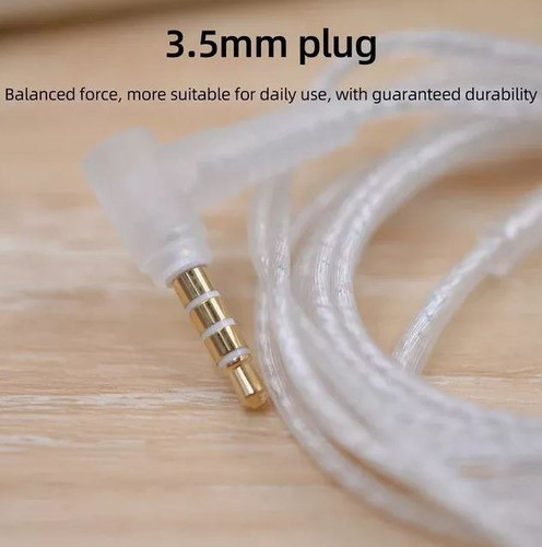 Cable Kz Auricular  Mini Plug - 120cm - Tipo C Con Micrófono 0