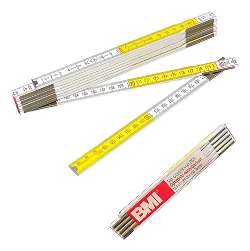 Metro Plegable De Madera Bmi 2mt 0
