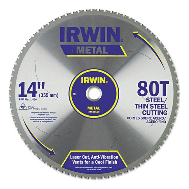 Lámina Corte Circular Disco Metal Sierra 14 Pulgadas 0