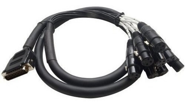Sísmica Canal De  Sadb8 X F5  Db25  8 De Audio Xlr Hembra Ds 0