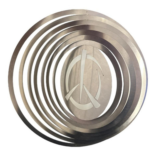 Wind Spinners / Móvil De Viento Acero Inox  Paz 30cm 0