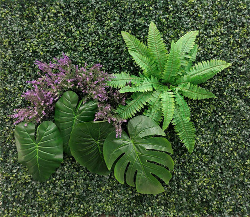 Jardin Vertical Artif Panel N12 1x1,20m Completo Hot Sale 0