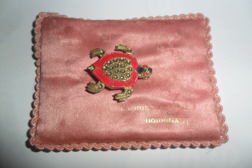 Antigua Tortuga Marina Prendedor Miniatura Diseño Moda 0