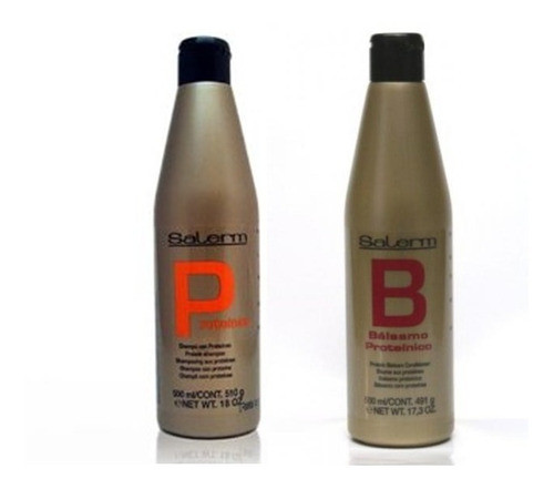 Kit Shampoo + Balsamo Proteinas Salerm 0