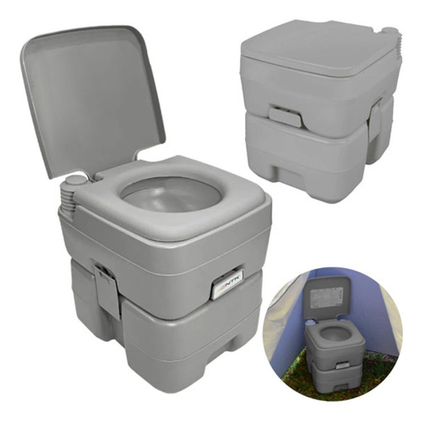 Vaso Sanitário Banheiro Portátil Químico Nautika 20l Camping 0